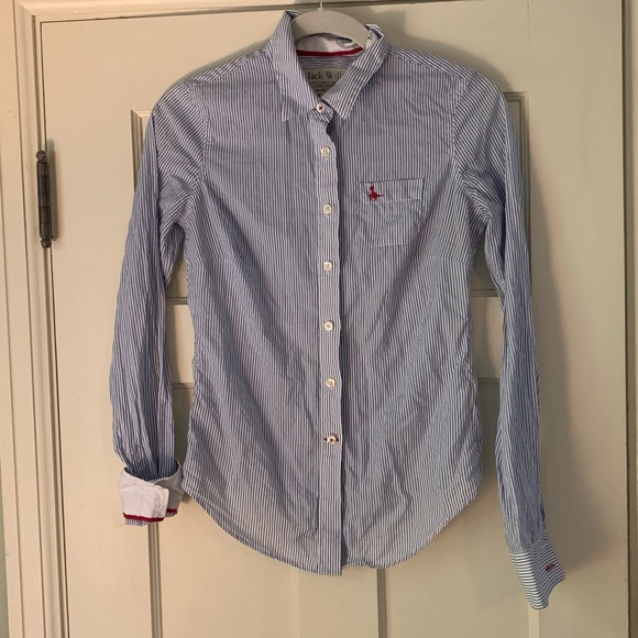 Blue and White button down - Picture 1 of 4